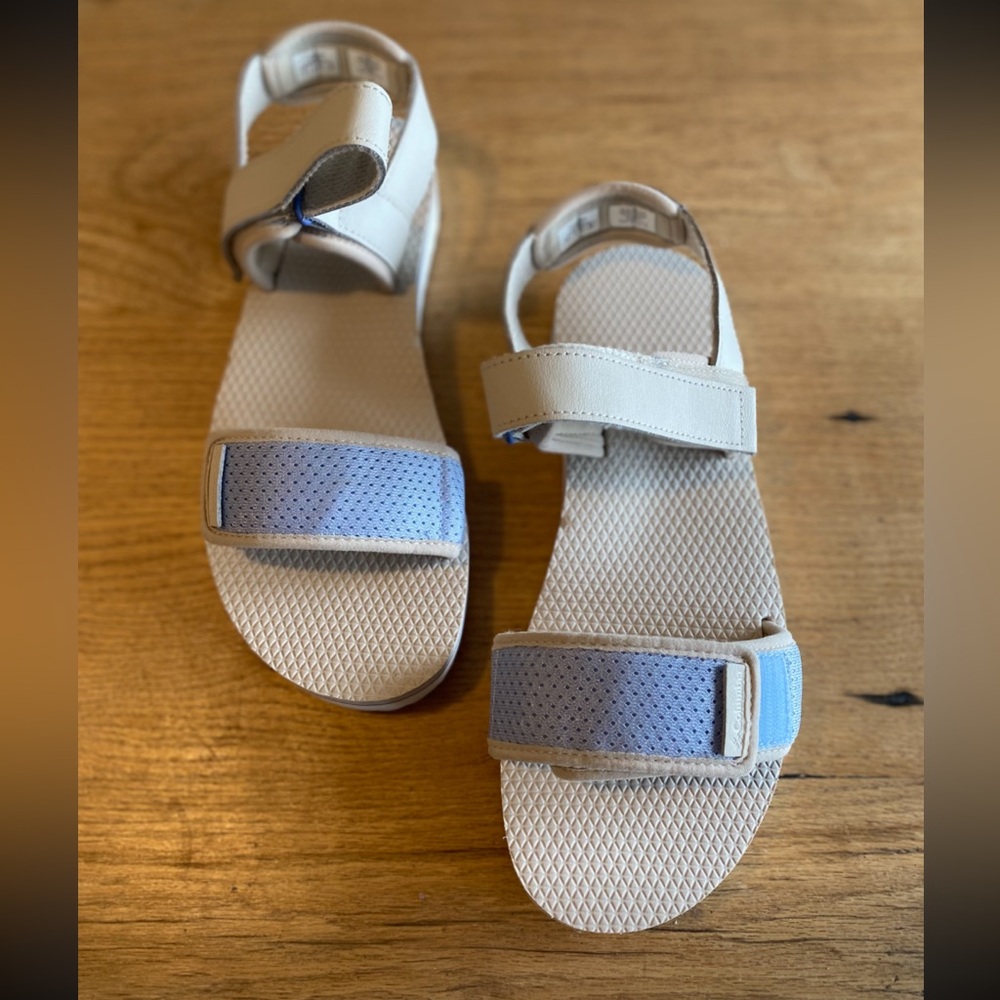 Columbia Comfortable Sport Sandals Blue Gray‎ Women’s 11 Preloved